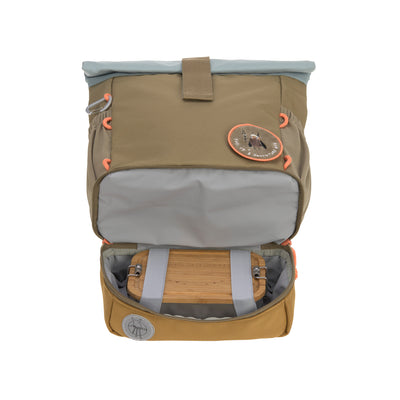 LÄSSIG Kinderrucksack Rolltop - Nature, olive