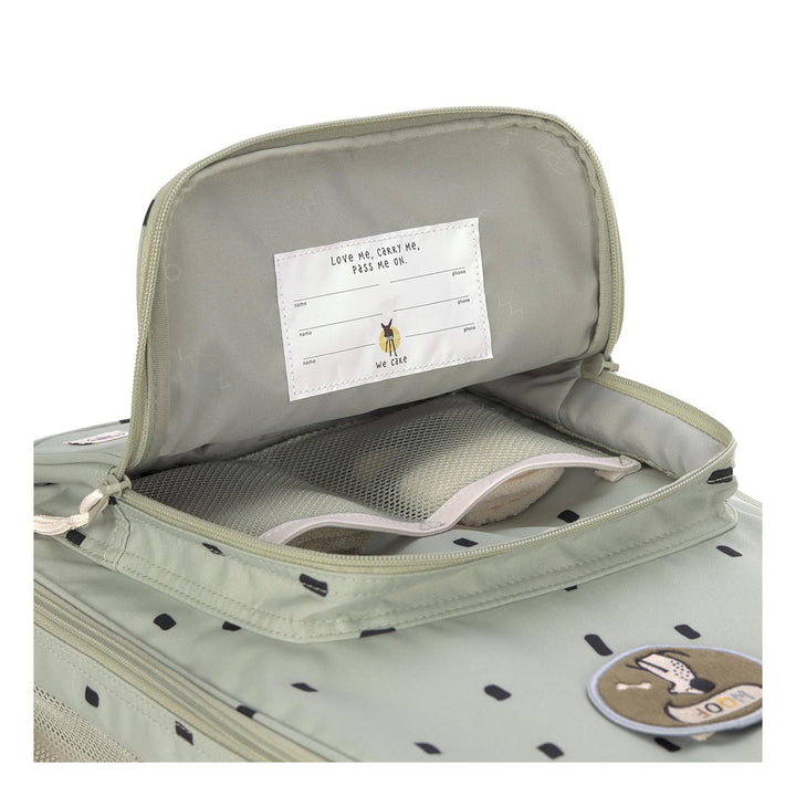 LÄSSIG Kindertrolley Happy Prints, light olive