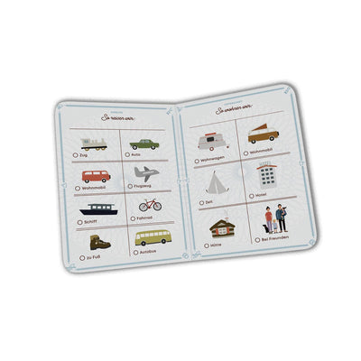 Kinder Abenteuerpass / Spielpass zum Ausfüllen